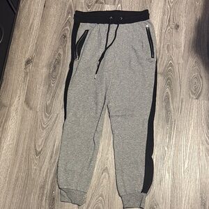Forever 21 Black and Gray Joggers